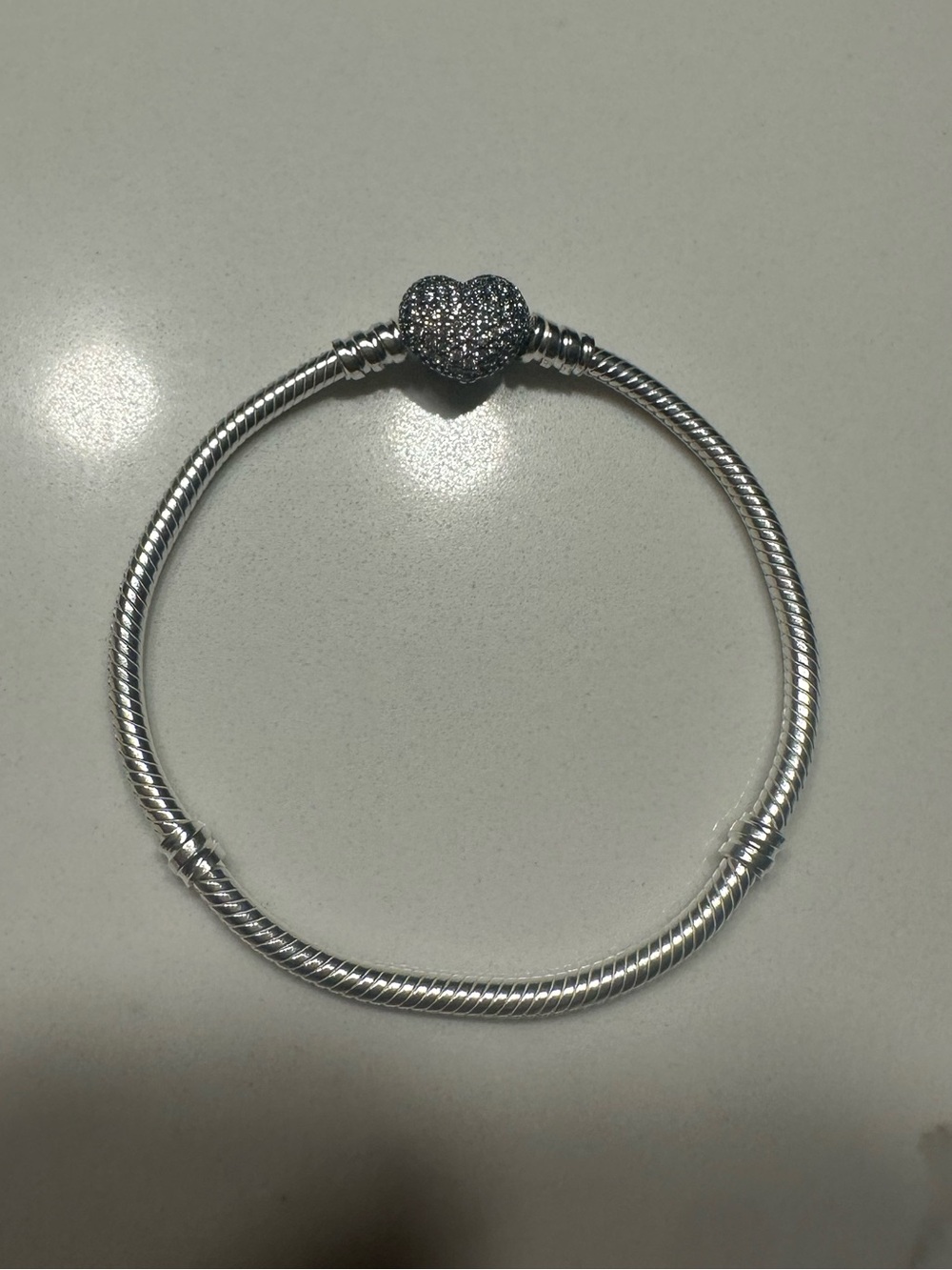PANDORA Pave Heart Bracelet